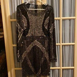 Beaded formal dress
